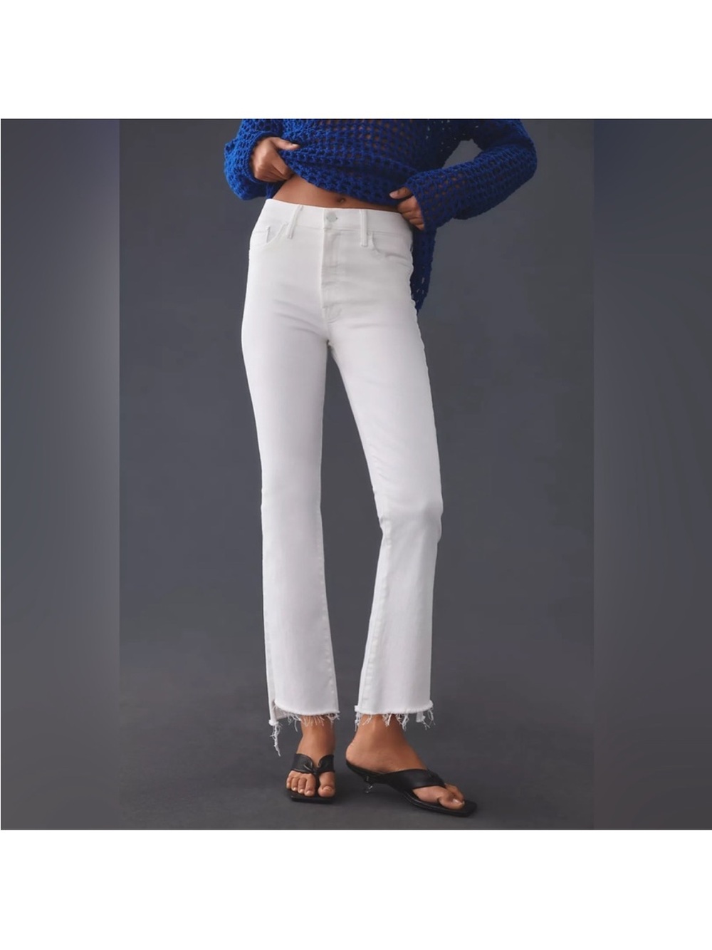 MOTHER The Insider Crop Step Fray in Fairest of Them All Size 29